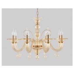 Подвесная люстра Crystal Lux Caetano SP-PL8 Amber