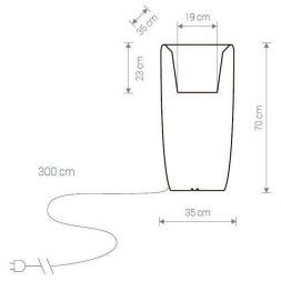Ландшафтный светильник Nowodvorski Flowerpot 9712
