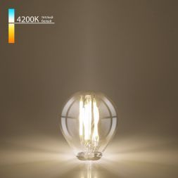 Лампа светодиодная Elektrostandard Mini Classic F 8W 4200K E27 (G45 прозрачный) (BLE2772)