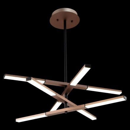 Подвесная люстра Crystal Lux HI-WAY SP8 COFFEE