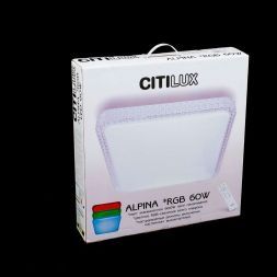 Потолочный светодиодный светильник Citilux Альпина CL718K60RGB