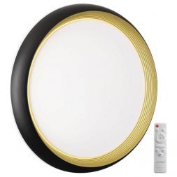 Настенно-потолочный светодиодный светильник Сонекс Pale Tofiq Black 7651/EL