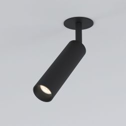 Diffe светильник встраиваемый черный 8W 4200K 25040/LED Elektrostandard