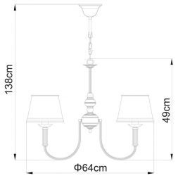 Люстра Arte Lamp A3579LM-5AB