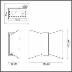 Настенный светодиодный светильник Odeon Light 3835/7WL