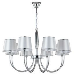 Подвесная люстра Crystal Lux FAVOR SP8 CHROME (CRYSTAL-LUX FAVOR SP8 CHROME) Подвесная люстра Crystal Lux FAVOR SP8 CHROME (CRYSTAL-LUX FAVOR SP8 CHROME)