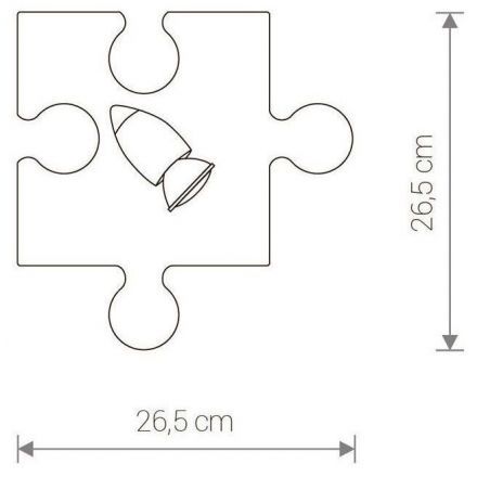 Настенно-потолочный светильник Nowodvorski Puzzle 6383