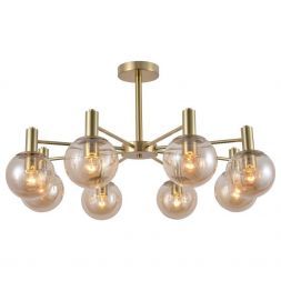 Светильник потолочный Linvel LV 9417/8 Пелли Золото Е27 60W D750 H400мм