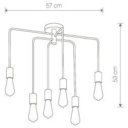 Потолочная люстра Nowodvorski Axis 9296