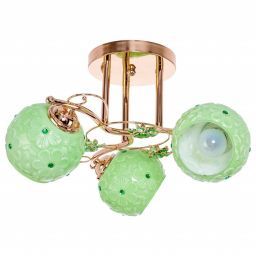 Потолочный светильник 203HE/3FGD GN ЭкономСвет (EKONOMSVET 203HE/3FGD GN)