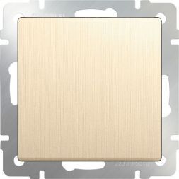 Выключатель 1-клавишный Werkel W1110010 шампань рифленый (WL10-SW-1G)