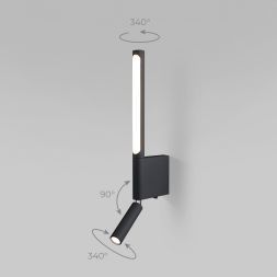 Настенный светодиодный светильник Sarca LED Elektrostandard 40111/LED черный