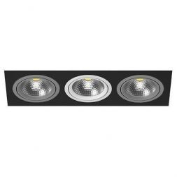 Встраиваемый точечный светильник i837090609 черный/серый/белый Intero 111 Lightstar