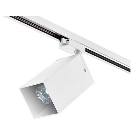 Трековое крепление с однофазным адаптером 592286 белый Asta Lightstar