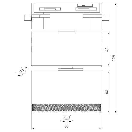 Светильник светодиодный Impact чёрный матовый/золото 10W 4200K однофазный 85514/01 Elektrostandard