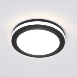 Встраиваемый потолочный светильник Elektrostandard DSKR80 5W 4200K BK черный