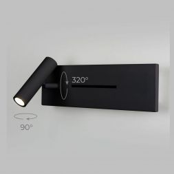 Светильник настенный светодиодный Tuo LED MRL LED 1117 черный Elektrostandard