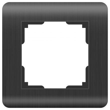 Рамка из пластика на 1 пост Werkel W0012104 графит (WL12-Frame-01)