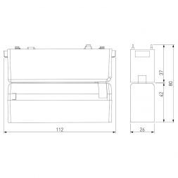 Flat Magnetic Трековый светильник 5W 4000K Unity (чёрный) Elektrostandard
