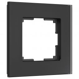 Рамка на 1 пост Senso (черный, стекло soft-touch) W0013108 Werkel