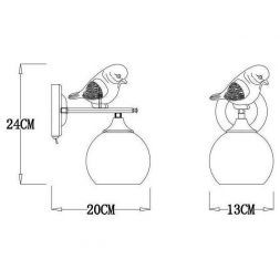 Настенное бра Arte Lamp A2150AP-1WG