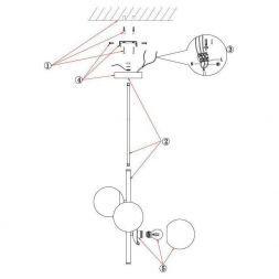 Люстра Freya FR5199PL-03BS Zing