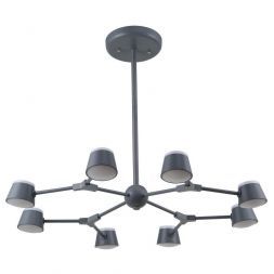 Подвесная люстра Crystal Lux MADRID SP8 GRAY
