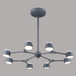 Подвесная люстра Crystal Lux MADRID SP8 GRAY