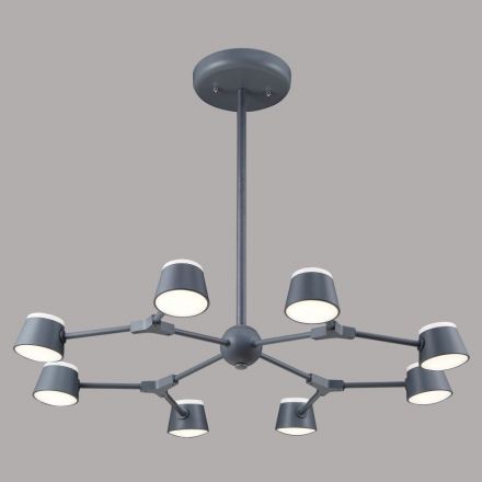 Подвесная люстра Crystal Lux MADRID SP8 GRAY