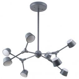 Подвесная люстра Crystal Lux MADRID SP8 GRAY