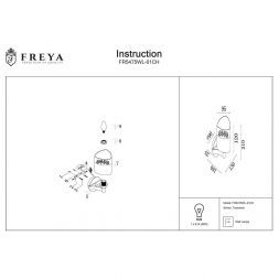 Бра Freya Tasmania FR5475WL-01CH