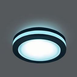 Светильник Gauss Backlight BL107 круглый черный 5W LED 4000K