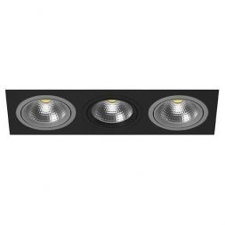 Встраиваемый точечный светильник i837090709 черный/серый Intero 111 Lightstar