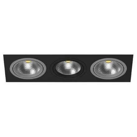 Встраиваемый точечный светильник i837090709 черный/серый Intero 111 Lightstar