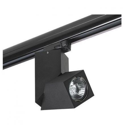 Трековый трехфазный светильник A3T051057 черный Illumo Lightstar