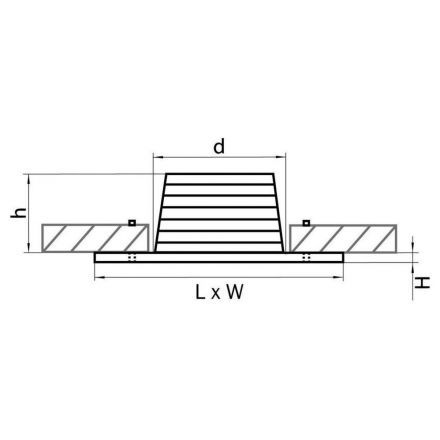 Встраиваемый светодиодный светильник Lightstar Leddy 212188