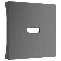 Накладка для розетки HDMI Werkel W1196004 графит рифленый (WL04-HDMI-CP)