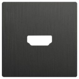 Накладка для розетки HDMI Werkel W1196004 графит рифленый (WL04-HDMI-CP)
