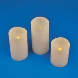 Фигура светодиодная на батарейках Uniel ULD-F050 WARM WHITE CANDLE SET3