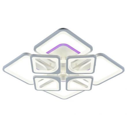 Потолочный светодиодный светильник 8057/4+4 WHT A 224W+10W RGB Profit Light
