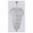 Подвесная люстра Crystal Lux Barcelona SP33 Silver