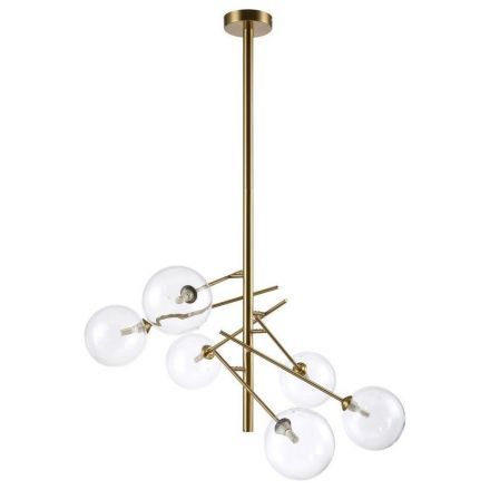 Подвесная люстра Crystal Lux MARCOS SP6 BRONZE