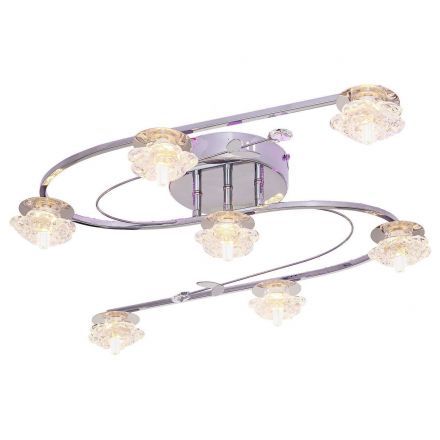 Люстра ЭкономСвет 69312GL/7CR RC PURLED