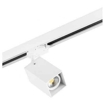 Трековое крепление с трехфазным адаптером 594256 белый Asta Lightstar