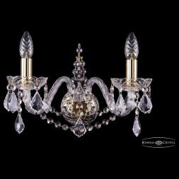Бра Bohemia Ivele Crystal 1411B/2/160/G/Leafs