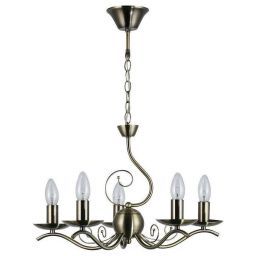 Люстра ЭкономСвет 15022/5AB+CL (EKONOMSVET 15022/5AB+CL) Люстра ЭкономСвет 15022/5AB+CL (EKONOMSVET 15022/5AB+CL)