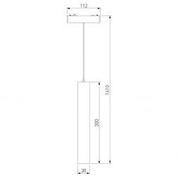Flat Magnetic Трековый светильник 6W 4000K Alliet (чёрный) Elektrostandard