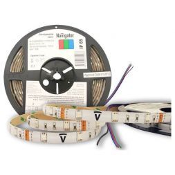 Светодиодная лента Navigator 71 428 NLS-5050RGB30-7.2-IP65-12V R5