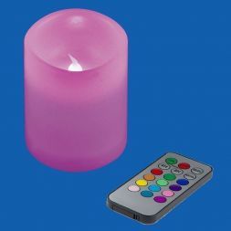 Фигура светодиодная на батарейках Uniel ULD-F052 RGB RC CANDLE