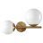 Бра Crystal Lux FELIZ AP2 BRONZE/WHITE